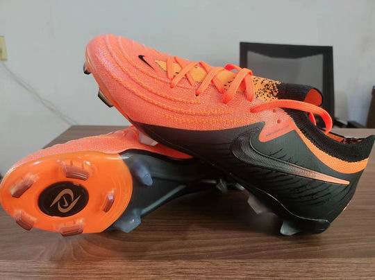 Nike Football Shoes Orange Black-49 - Click Image to Close